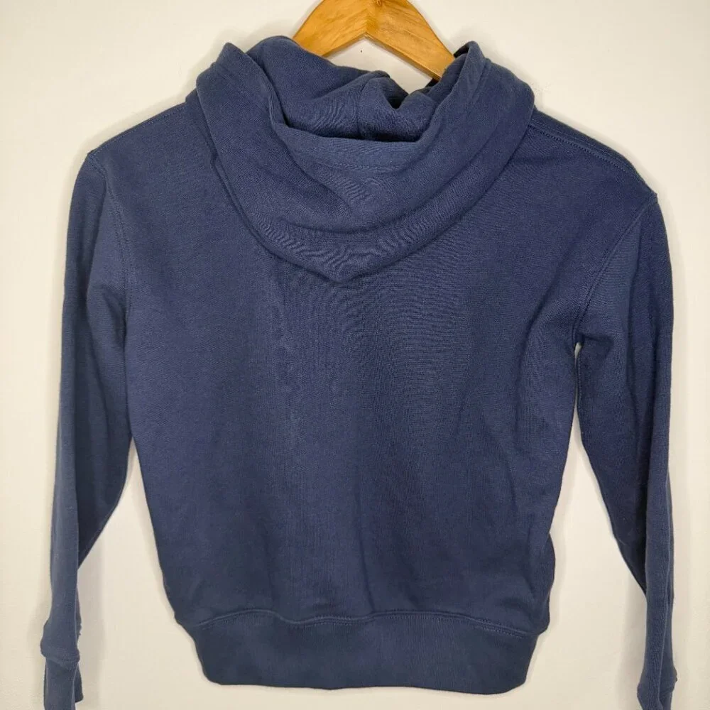 Ralph Lauren Girls Embroidered Fleece Hoodie Casual Preppy - NWT - Medium